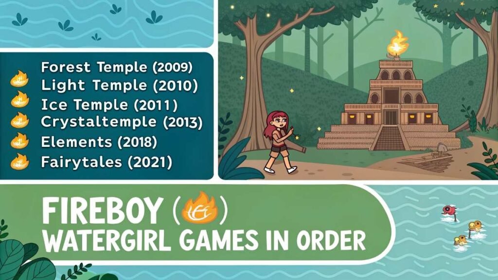 All Fireboy and Watergirl Games in Order